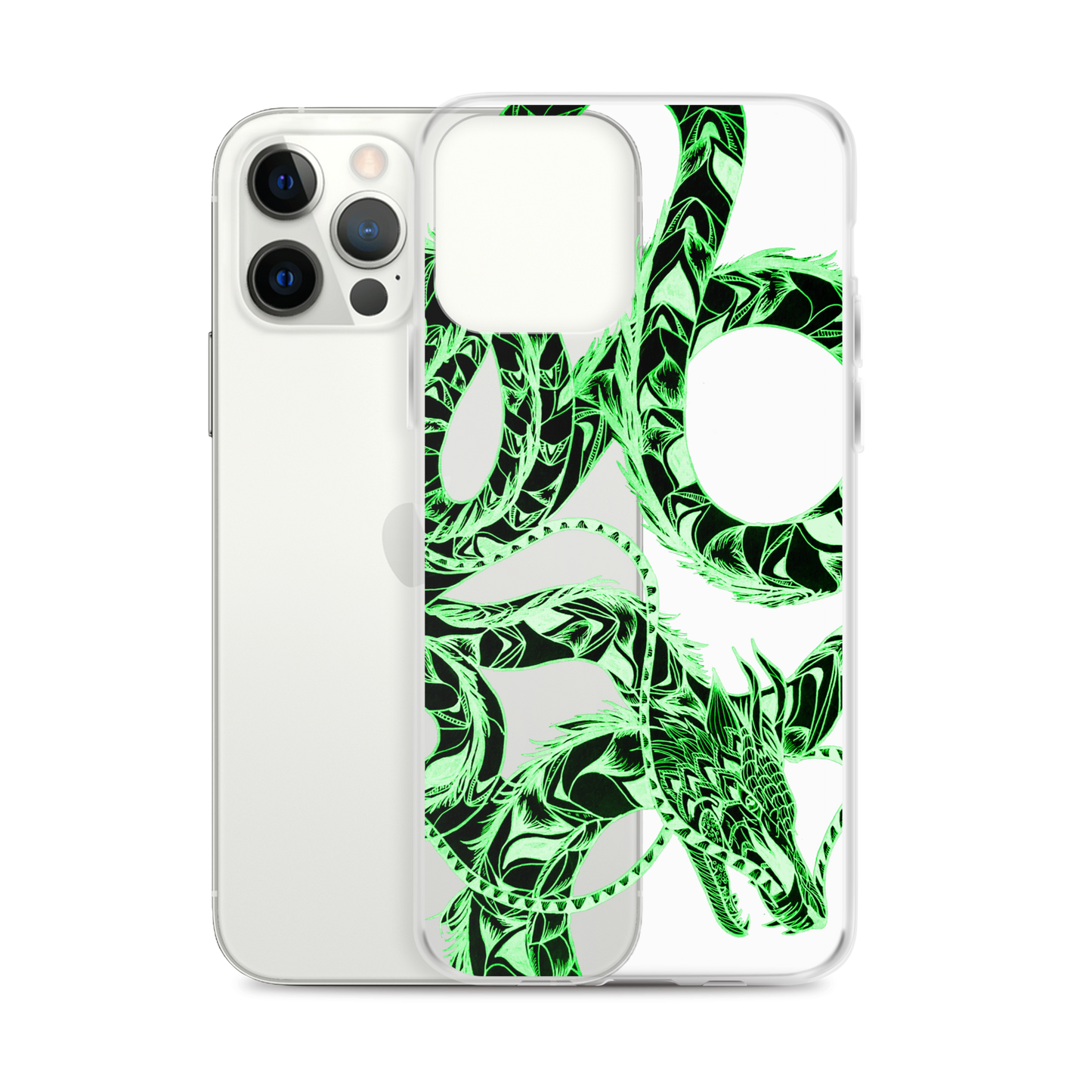 Inverted Dragon Clear Case for iPhone®