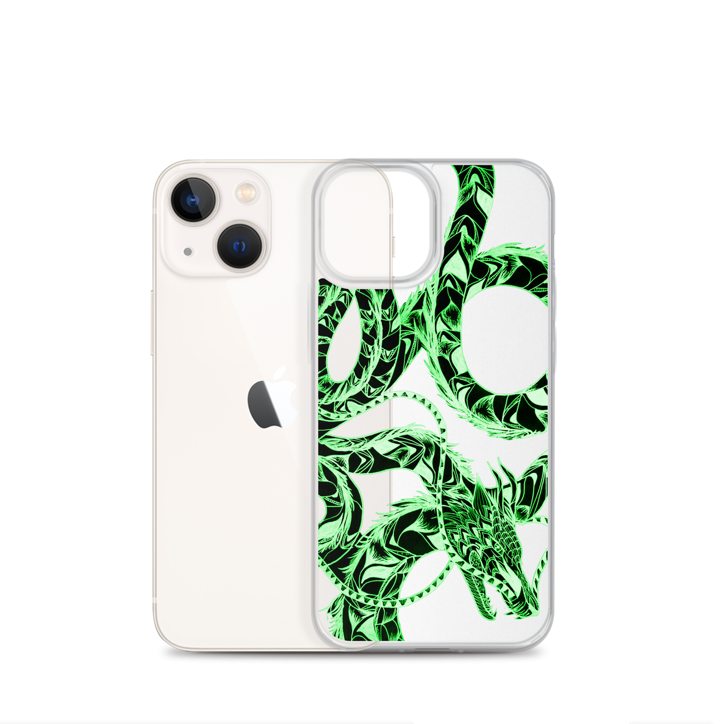Inverted Dragon Clear Case for iPhone®