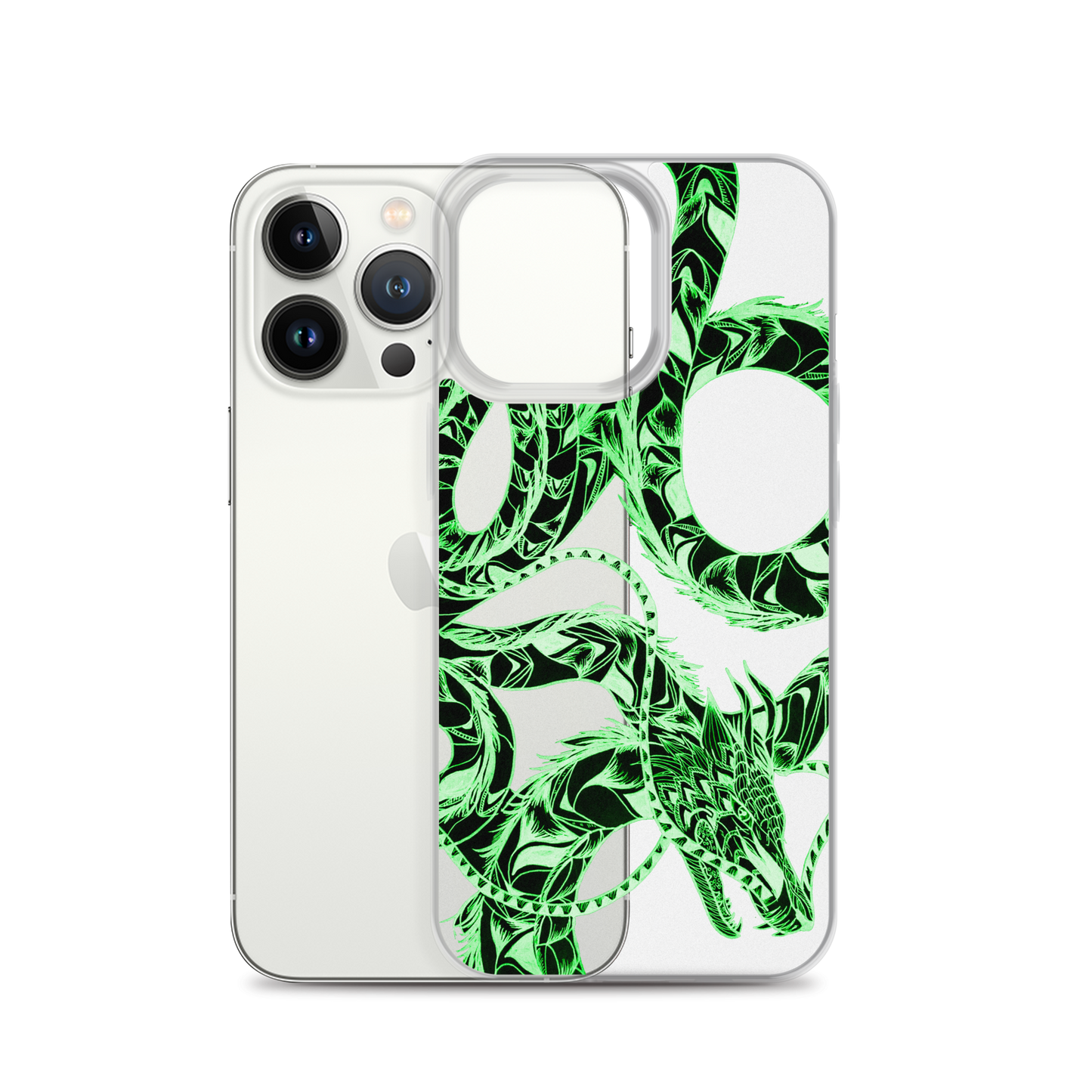 Inverted Dragon Clear Case for iPhone®