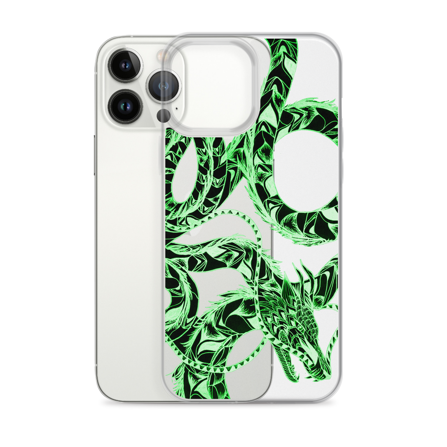 Inverted Dragon Clear Case for iPhone®