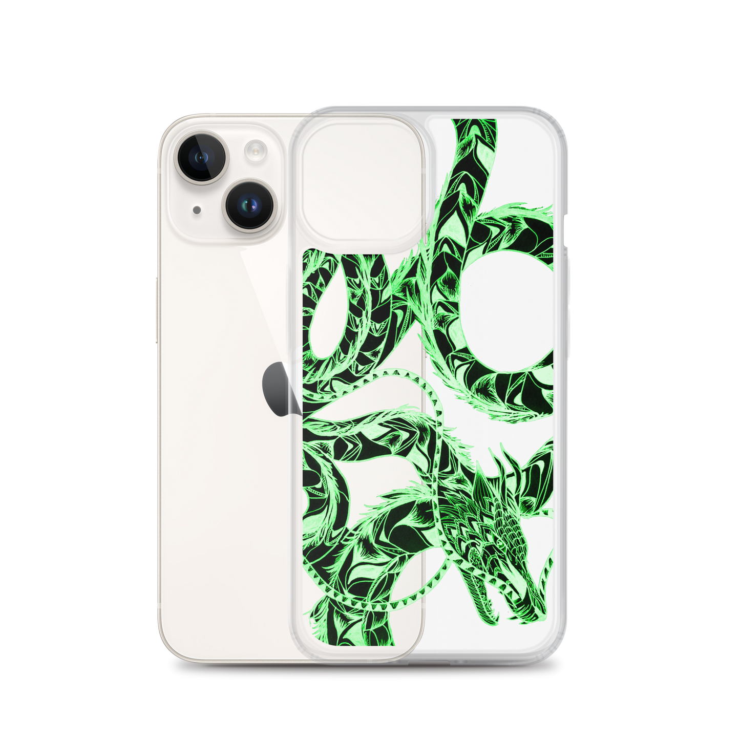 Inverted Dragon Clear Case for iPhone®