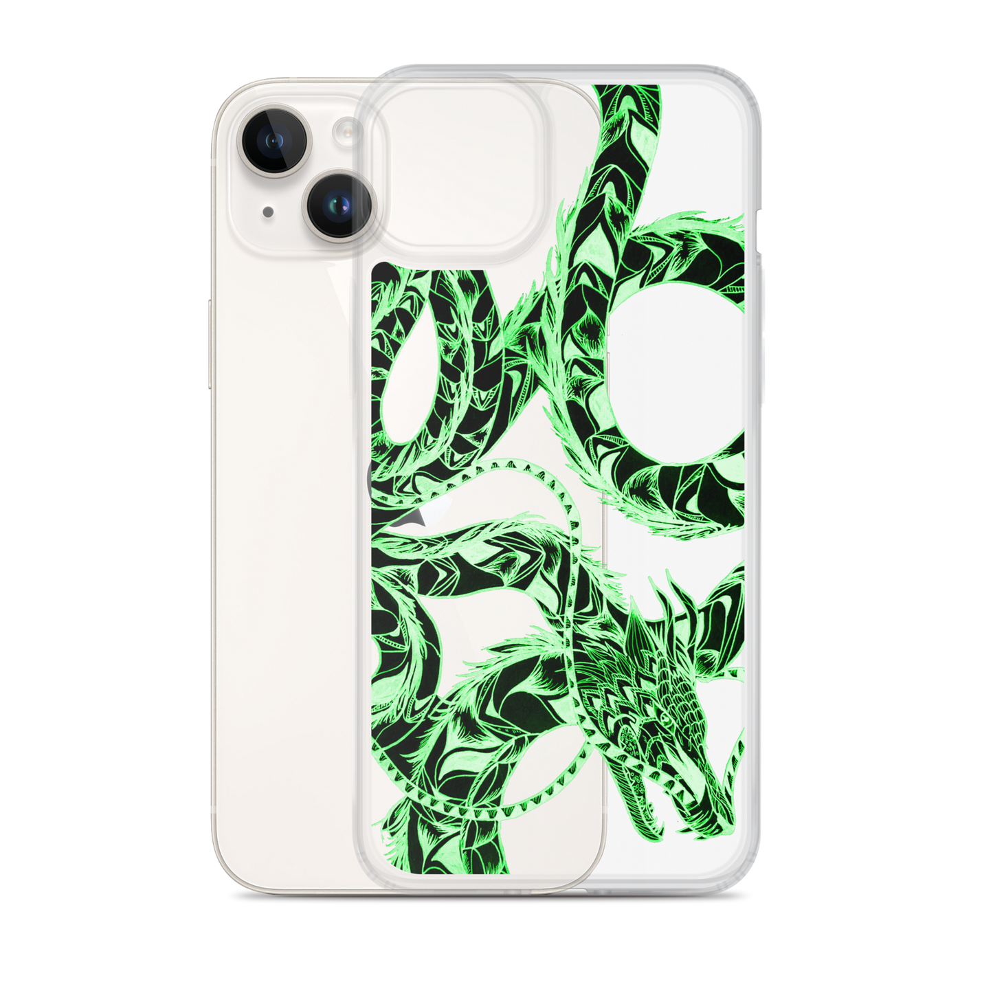 Inverted Dragon Clear Case for iPhone®