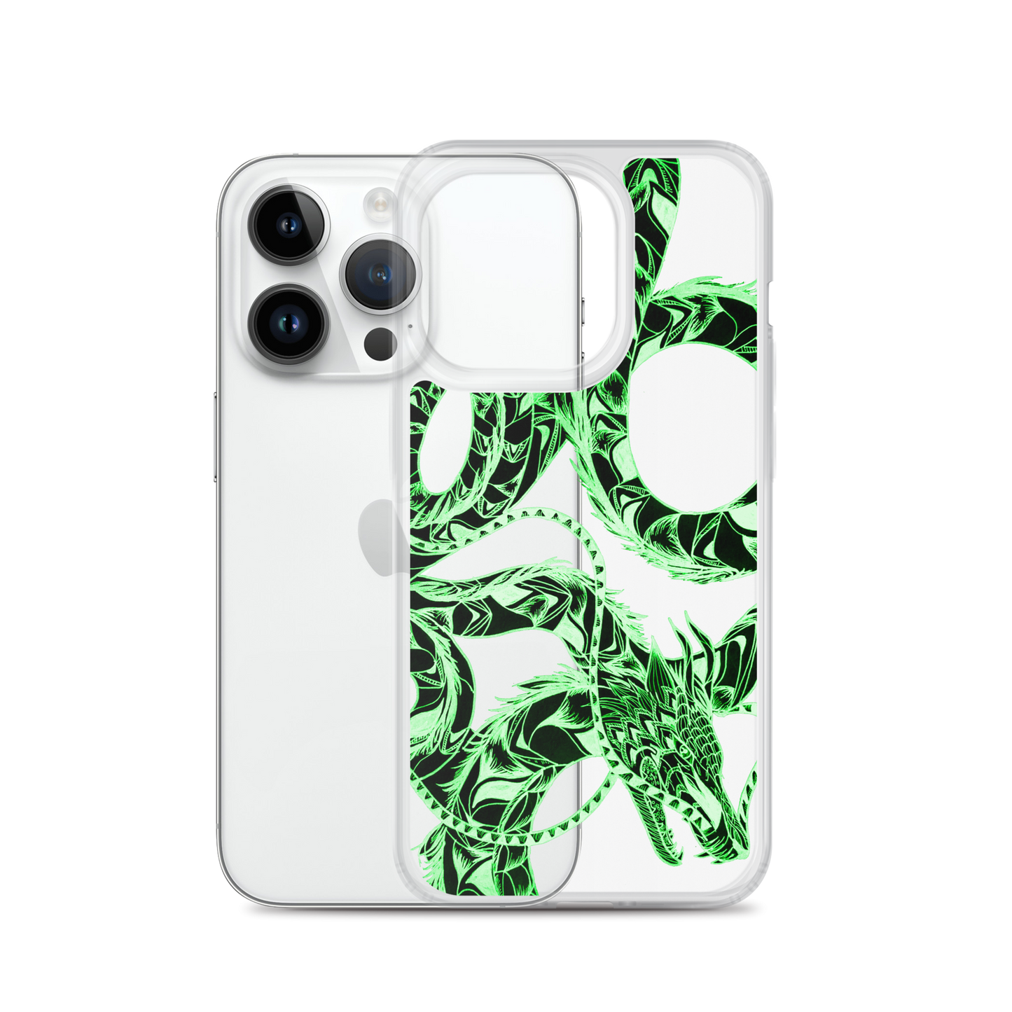Inverted Dragon Clear Case for iPhone®