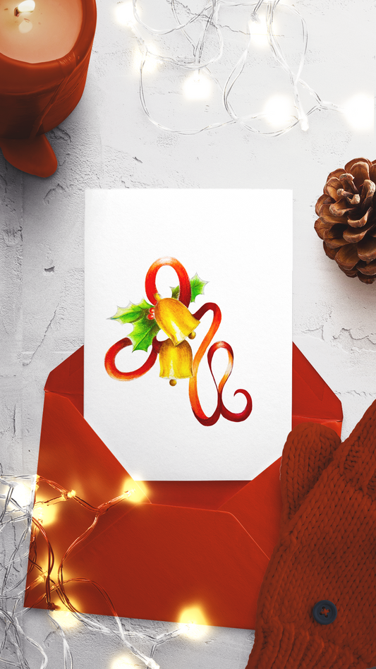 Holiday Bells Greeting Card