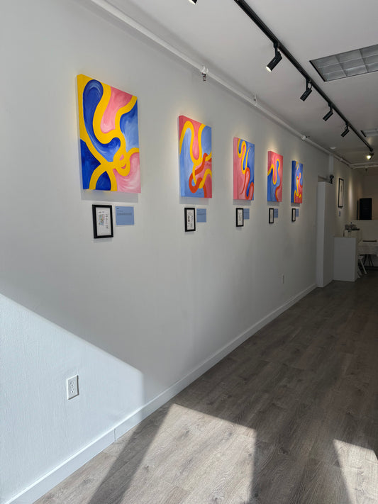 Crossing  Paths Original Paintings