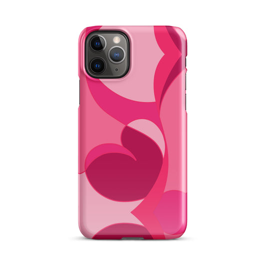 Dark Pink Snap case for iPhone®