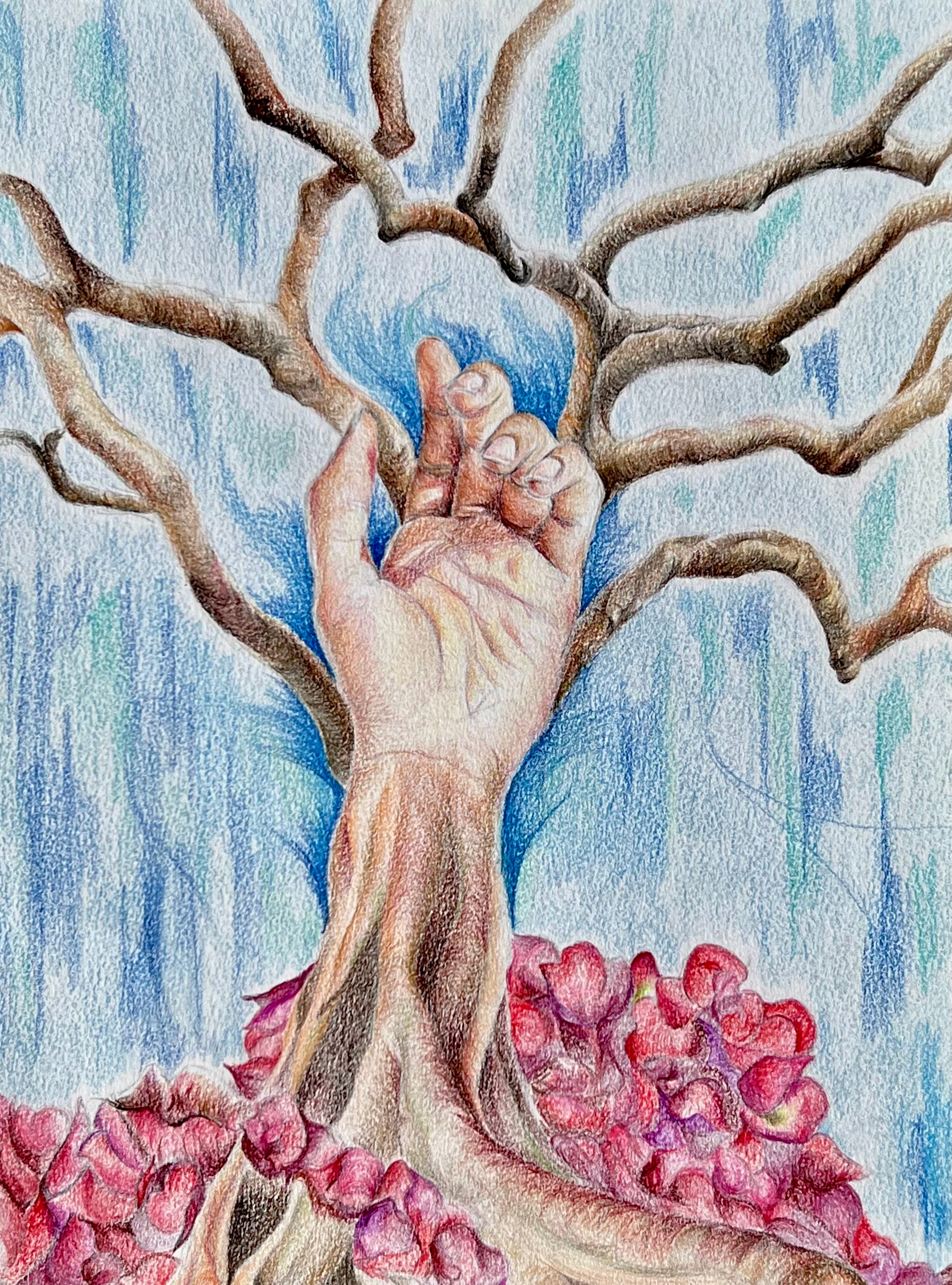 Tree Hand Design Tree-hand – Art By Chelseaa