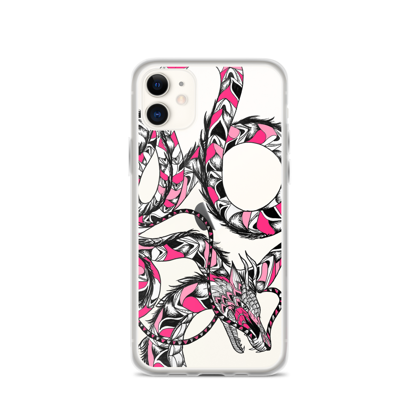 Pink Dragon Clear Case for iPhone®