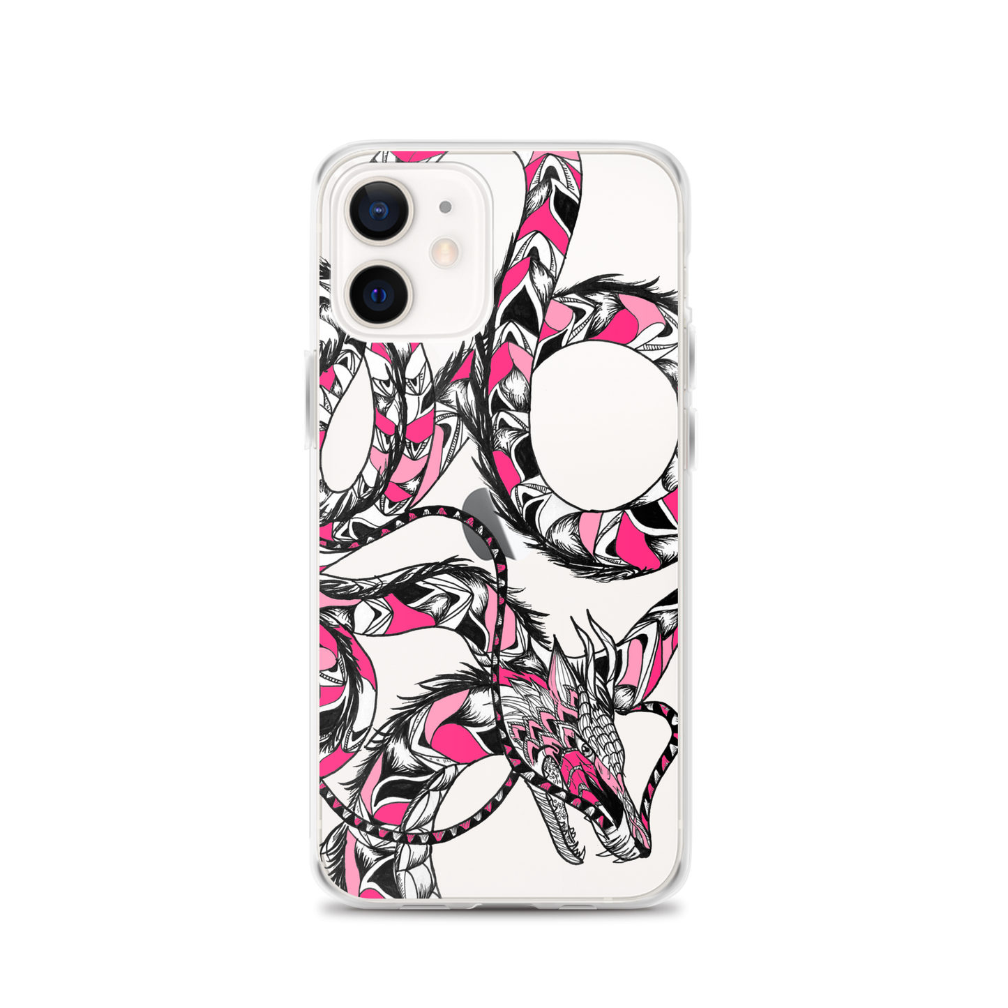 Pink Dragon Clear Case for iPhone®