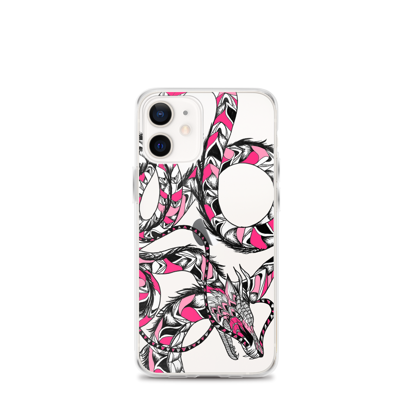 Pink Dragon Clear Case for iPhone®