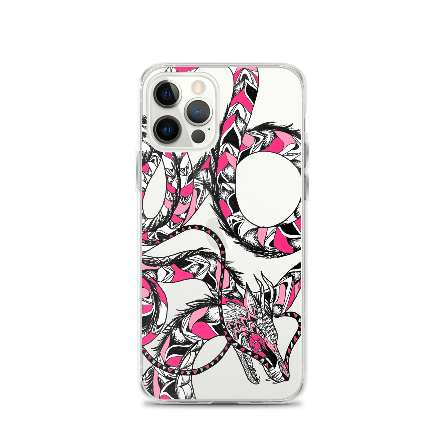 Pink Dragon Clear Case for iPhone®