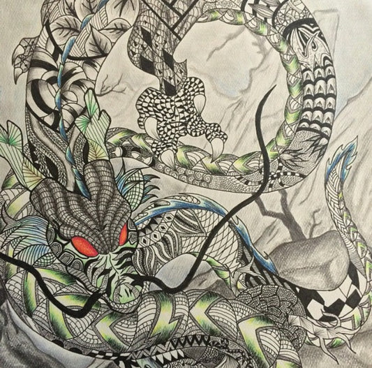 Zentangle Dragon
